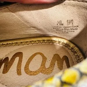 Sam Edelman | Shoes | Sam Edelman Loraine Yellow Snake Skin  display picture 3